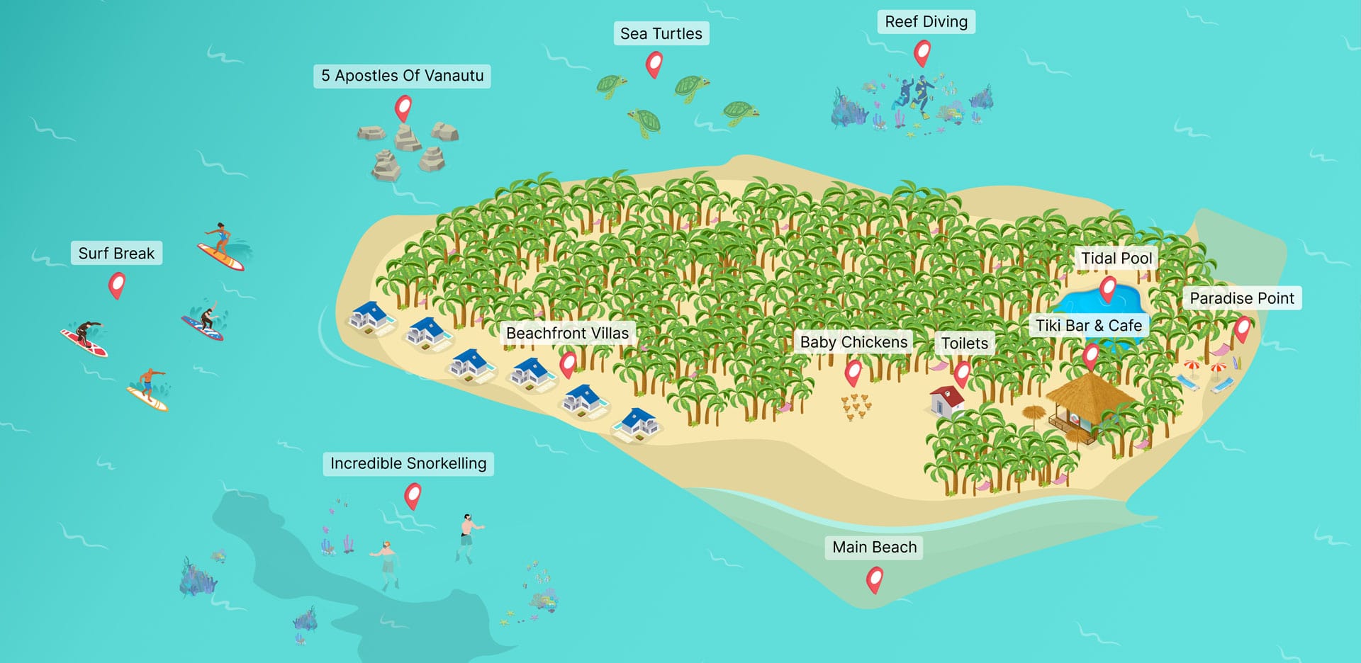 Dany Island Map Dany Island Map